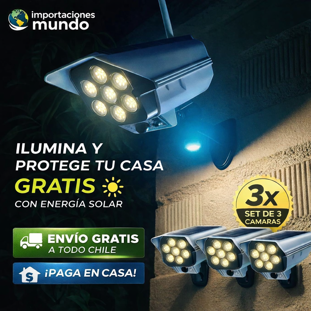 Protege tu casa y parcela mientras no estás — sin pagar luz ⚡️