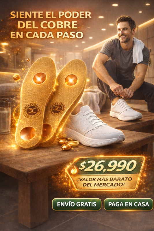 Copper Comfort Plantillas con Cobre